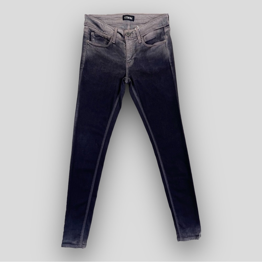 NWOT Strom Tio Skinny in Lead Lynx Wash Stretch Jeans - Made in USA